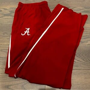 Nike Crimson Joggers with White Trim